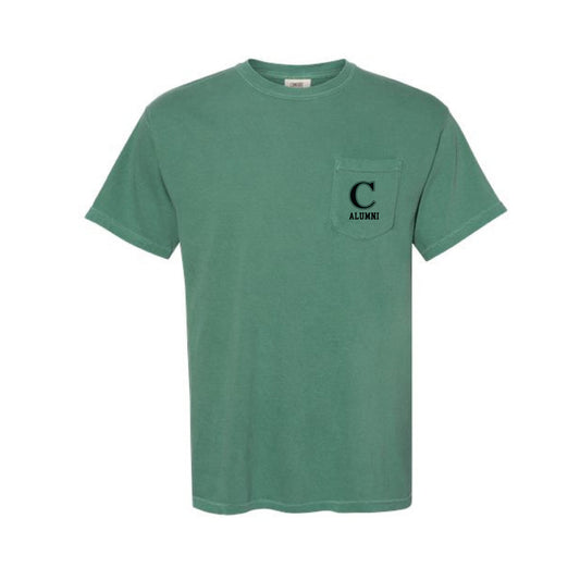 The Collegiate C | Adult Light Green Tee