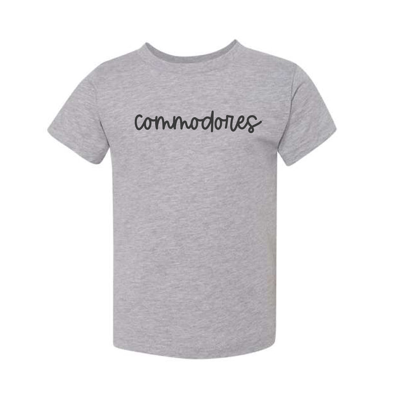 The Commodores Cursive | Toddler Athletic Heather Tee