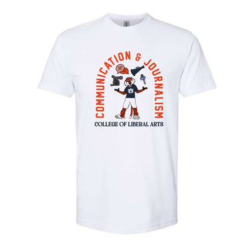 The Communication & Journalism Arch | White Tee
