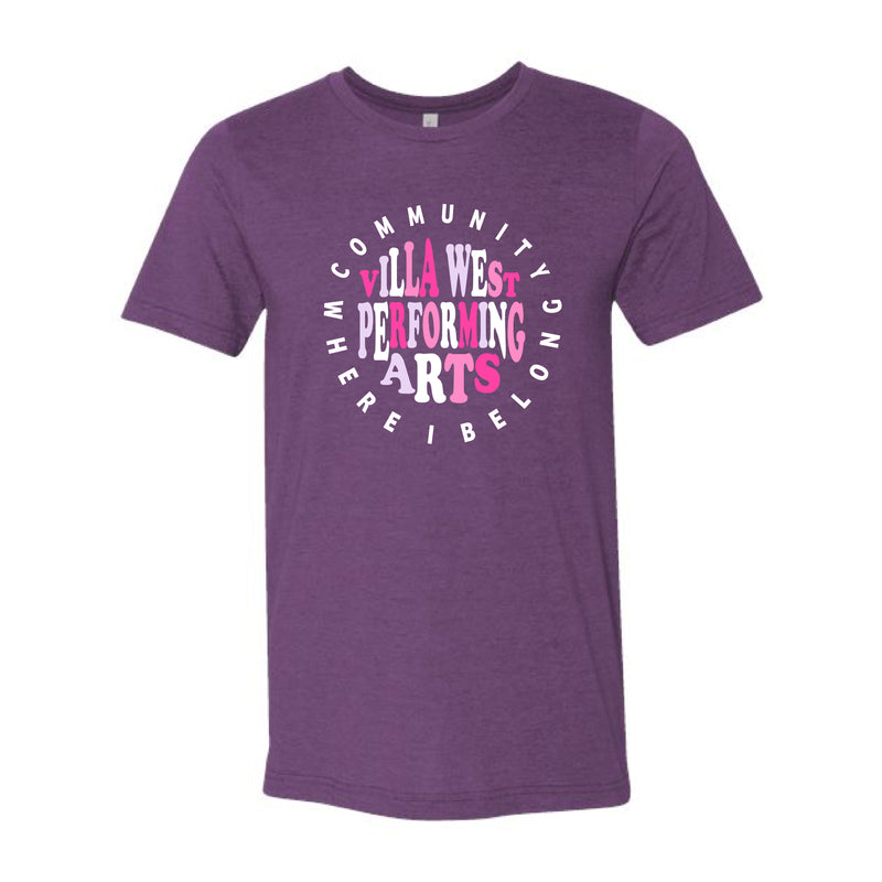 The Community Circle | Heather Team Purple Tee