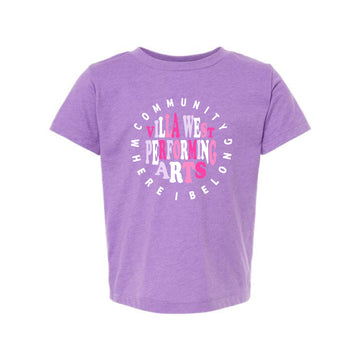 The Community Circle | Heather Team Purple Toddler Tee