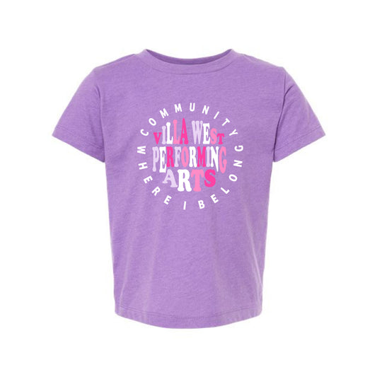 The Community Circle | Heather Team Purple Toddler Tee