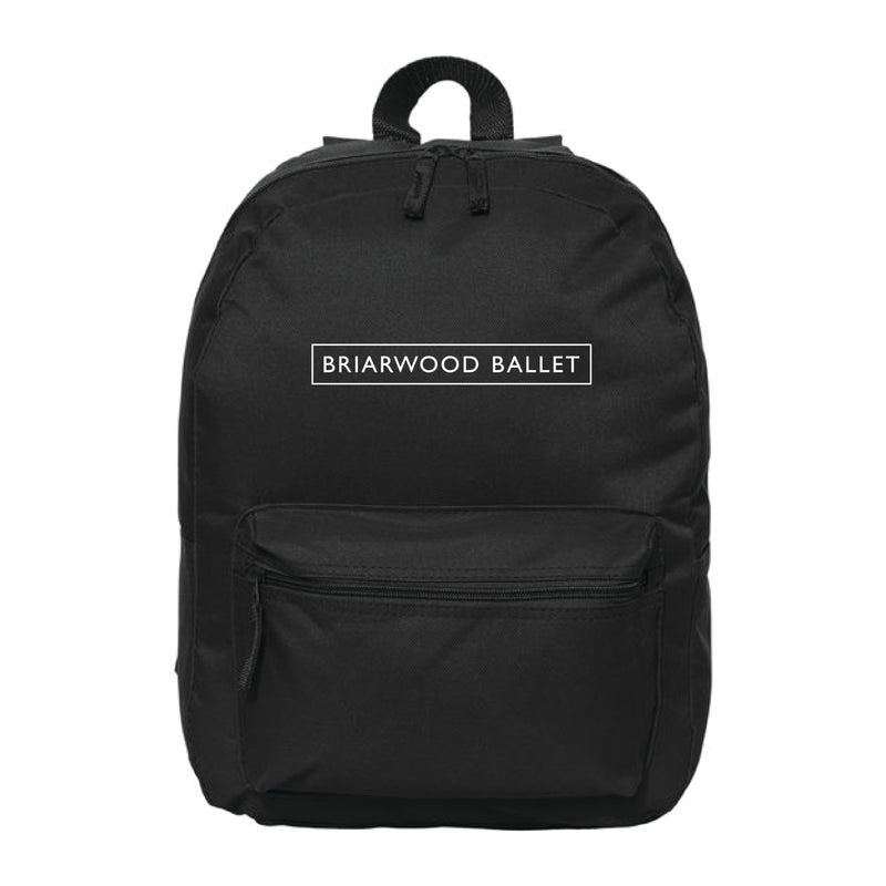 The Briarwood Ballet Contemporary | Embroidered Black Backpack