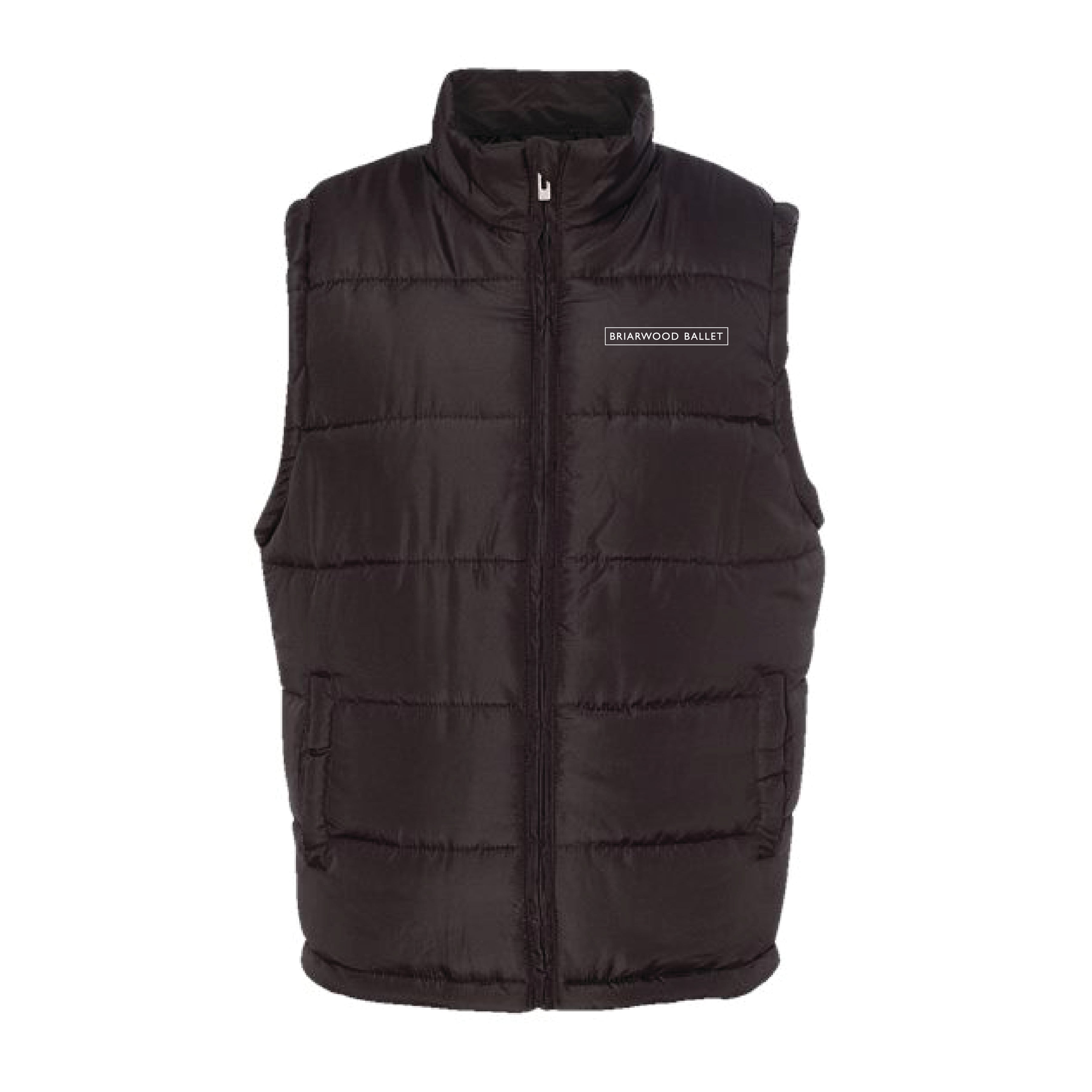 The Briarwood Ballet Contemporary | Embroidered Black Puffer Vest ...