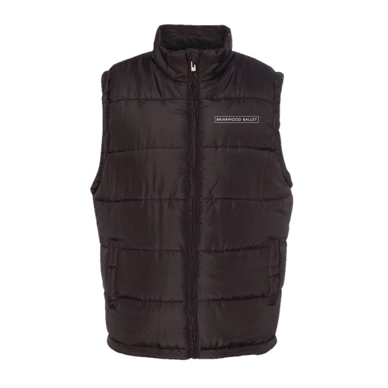 The Briarwood Ballet Contemporary | Embroidered Black Puffer Vest