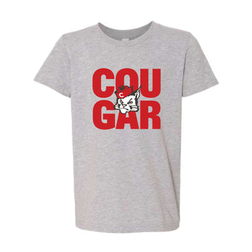 The COUGAR BLOCK | Youth Athletic Heather Tee