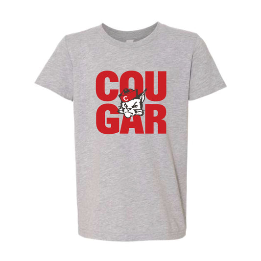 The COUGAR BLOCK | Youth Athletic Heather Tee