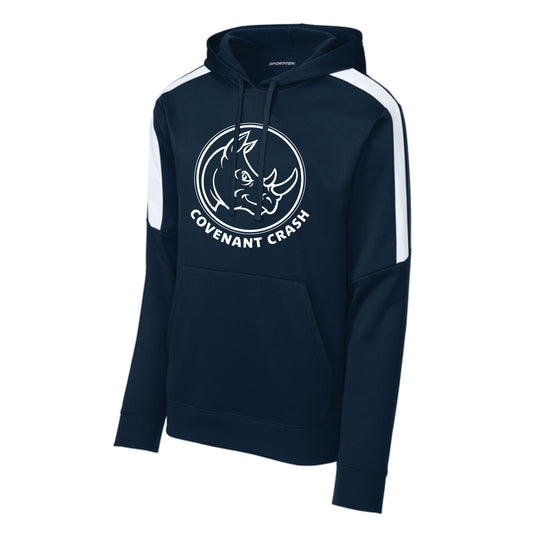 The Covenant Crash Circle | Adult Navy/ White Performance Sweatshirt