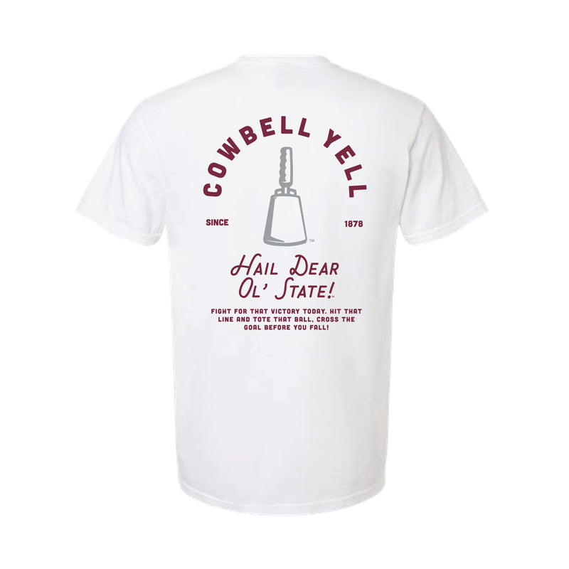 The Cowbell Yell Tradition | White Tee