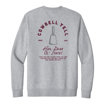 The Cowbell Yell Tradition | Light Heather Grey Sweatshirt