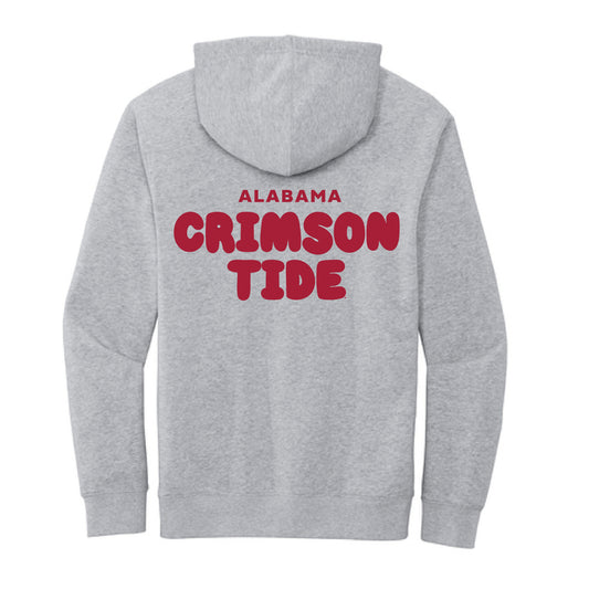 The Alabama Crimson Tide Puff | Youth Light Heather Grey Hoodie