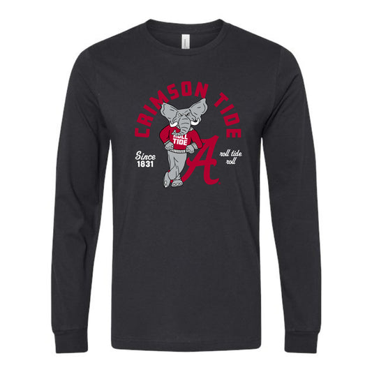 The Crimson Tide Since 1831 | Vintage Black Long Sleeve Tee