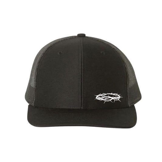 The Crown of Thorns | Embroidered Black Richardson Trucker Hat