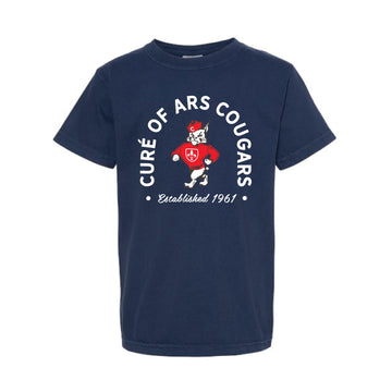 The Cure' of Ars Arch | Youth True Navy Tee