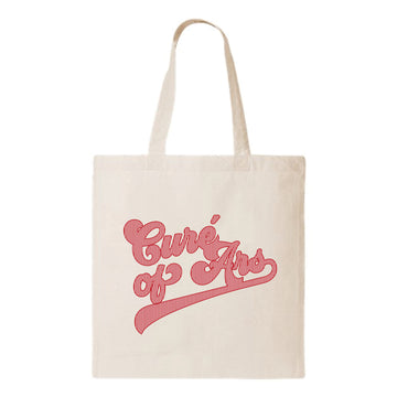 The Cure' of Ars Stripes | Natural Tote