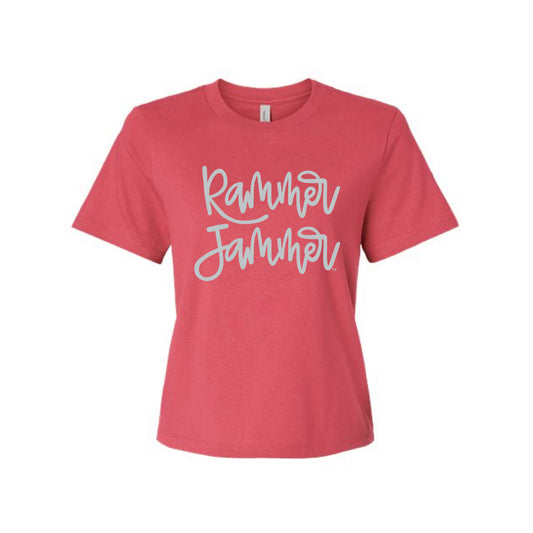 The Rammer Jammer Cursive | Vintage Red Tee