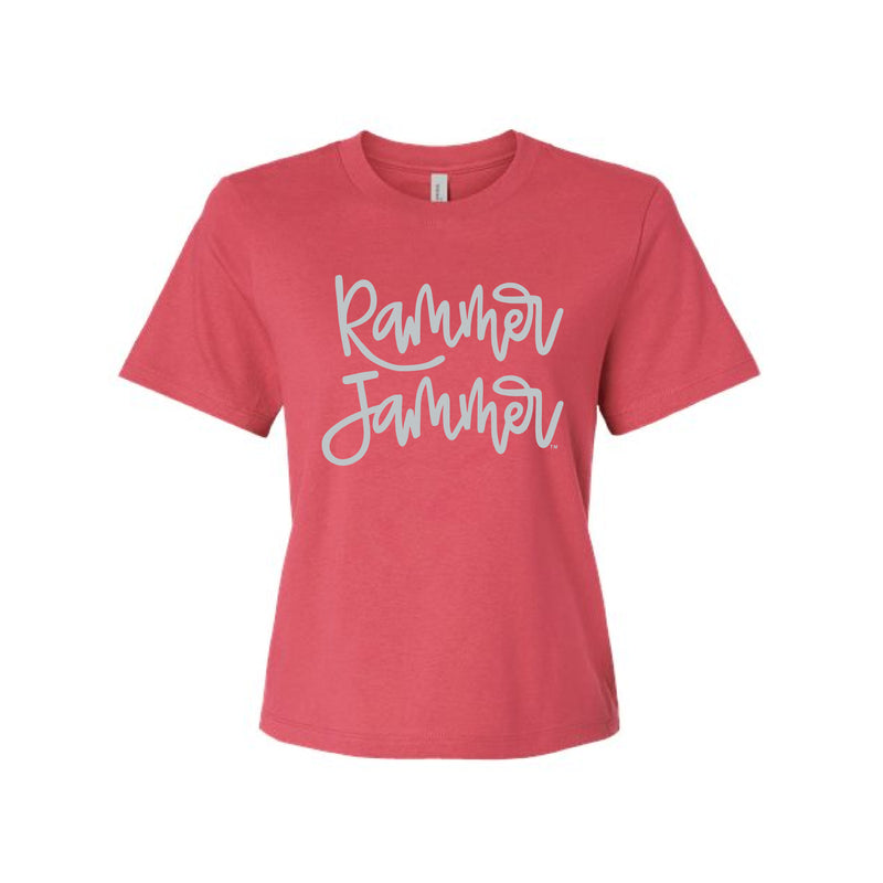 The Rammer Jammer Cursive | Vintage Red Tee