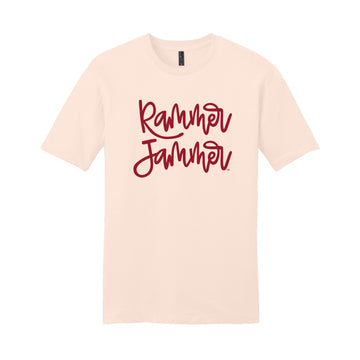 The Rammer Jammer Cursive | Cactus Rose Pink Tee