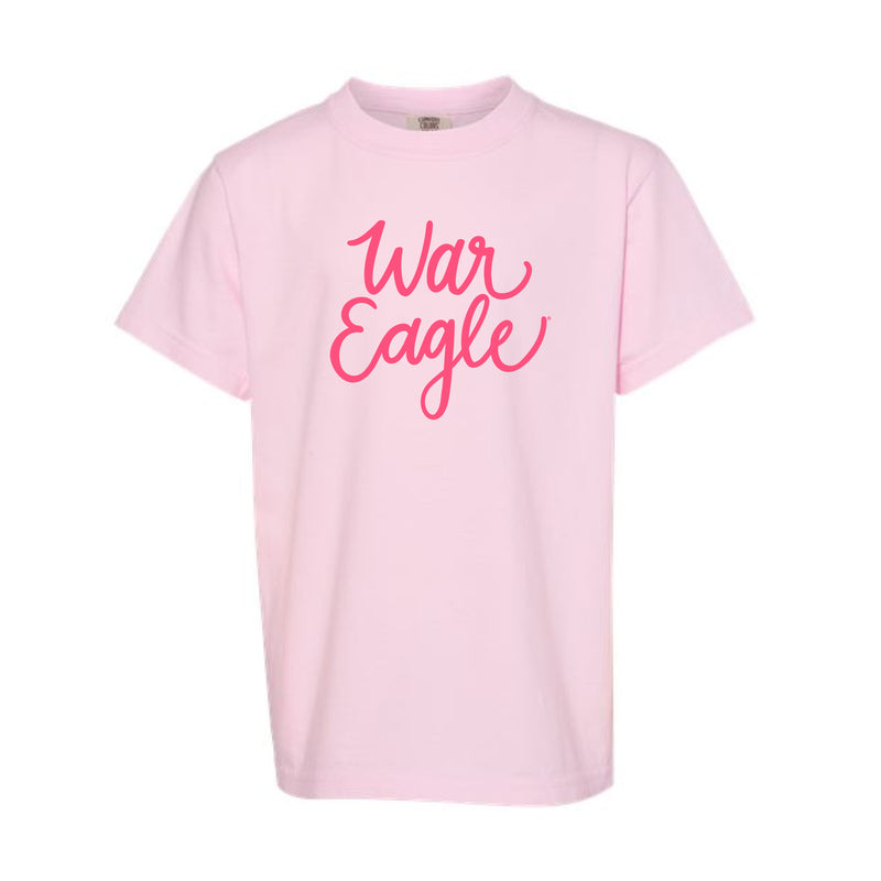 The Cursive War Eagle | Youth Blossom Tee