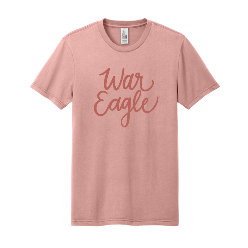 The Cursive War Eagle | Cactus Rose Pink Tee