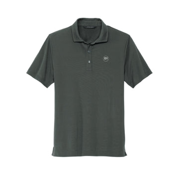 The D1 Logo | Embroidered Anchor Grey Men's Polo