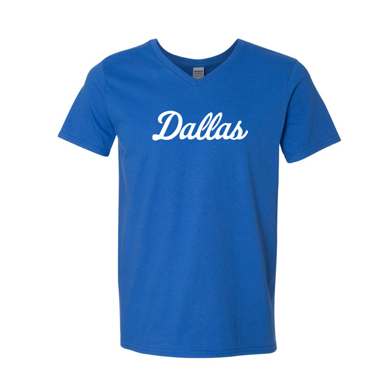 The Dallas Logo | Royal V-Neck Tee