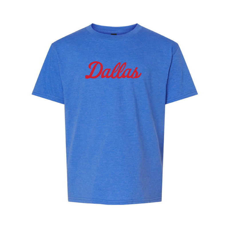 The Dallas Logo | Youth Royal Mist Tee