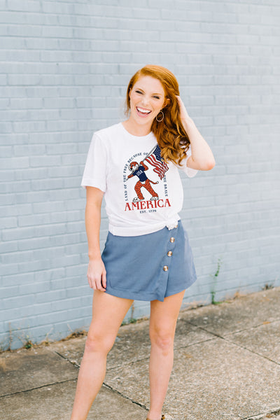 The Flag Aubie | Bright White Tee