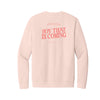 The Joy That is Coming | Adult Rosewater Pink Sweatshirt