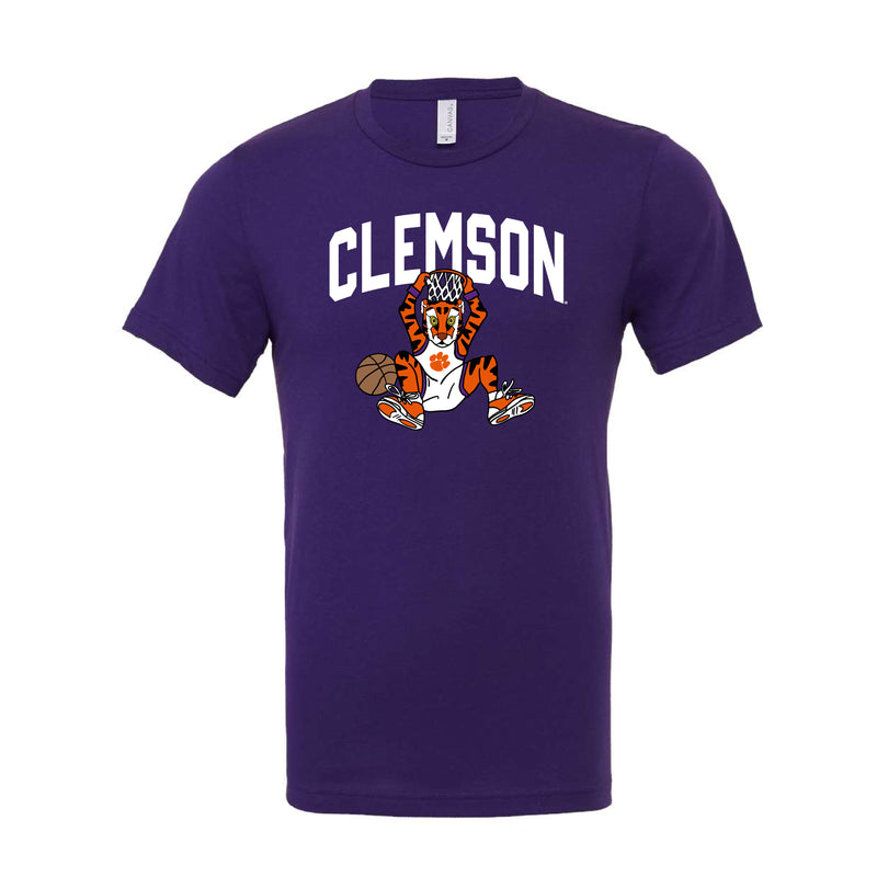 The Clemson Basketball Tiger| Purple Toddler tee