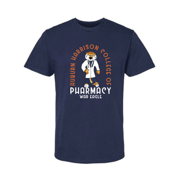 The Pharmacy Aubie Arch | Navy Tee