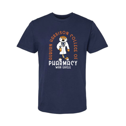 The Pharmacy Aubie Arch | Navy Tee
