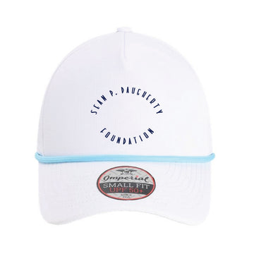 The Daugherty Oval Logo | White/ Light Blue Imperial Cap