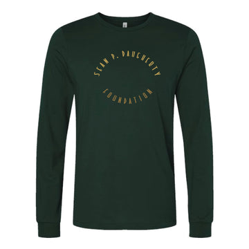 The Daugherty Oval Logo | Adult Forest Long Sleeve Tee
