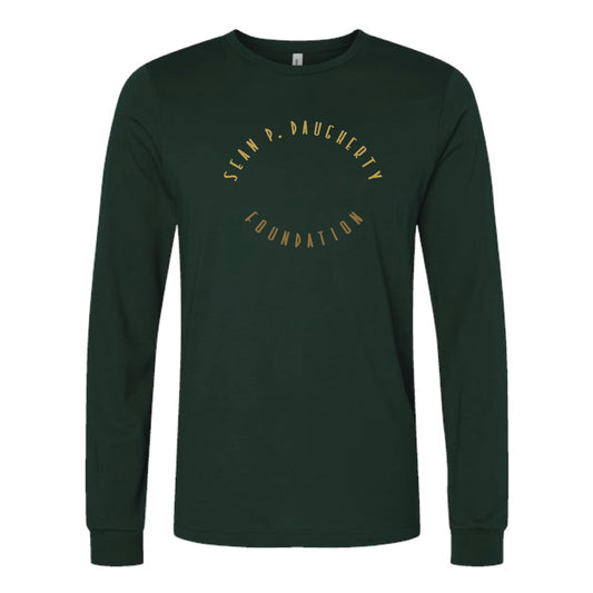 The Daugherty Oval Logo | Adult Forest Long Sleeve Tee