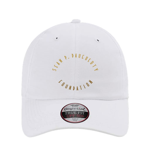 The Daugherty Oval Logo | White Imperial Cap