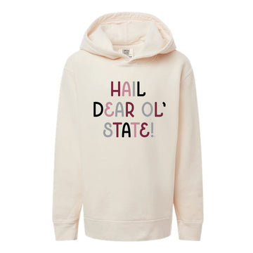 The Dear 'Ol State Multi | Youth Ivory Hoodie