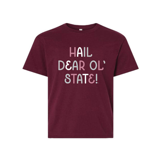 The Dear 'Ol State Multi | Youth Maroon Tee