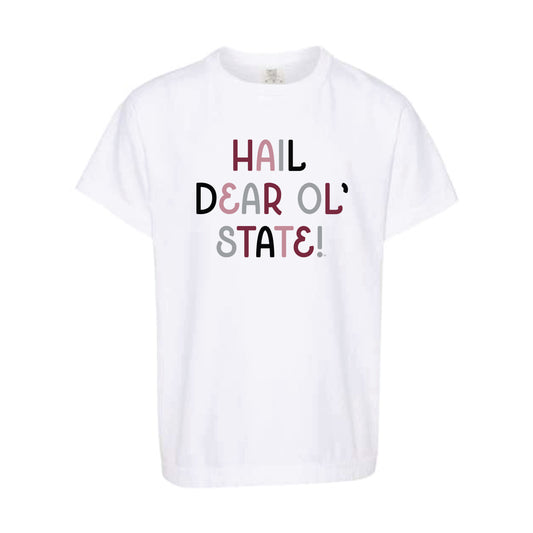 The Dear 'Ol State Multi | Youth White Tee