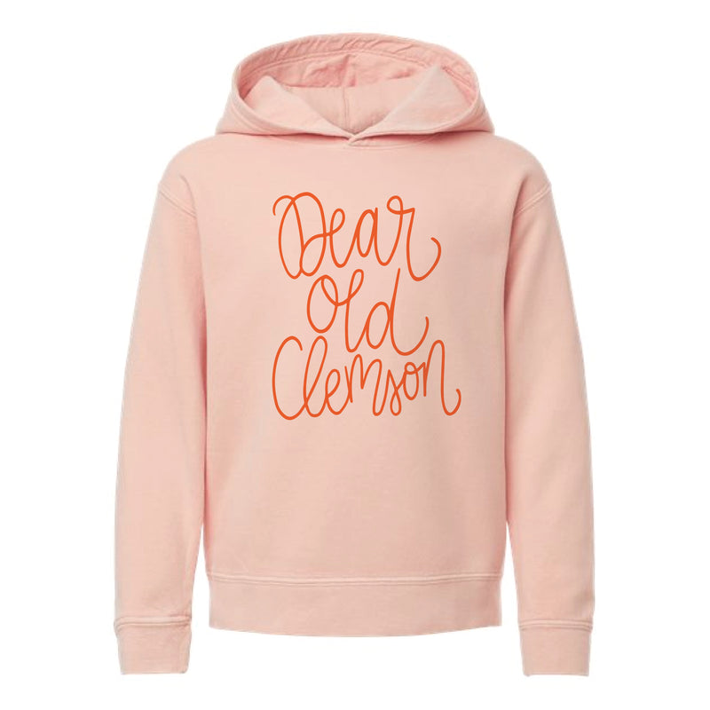 The Dear Ole Clemson Script | Youth Peachy Hoodie
