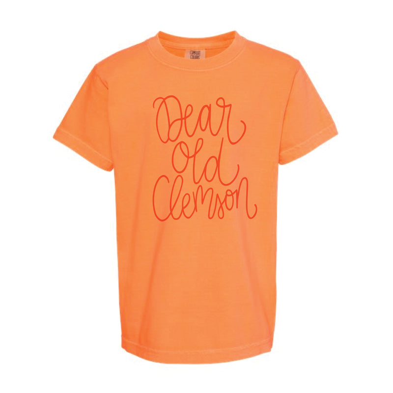 The Dear Ole Clemson Script | Youth Melon Tee