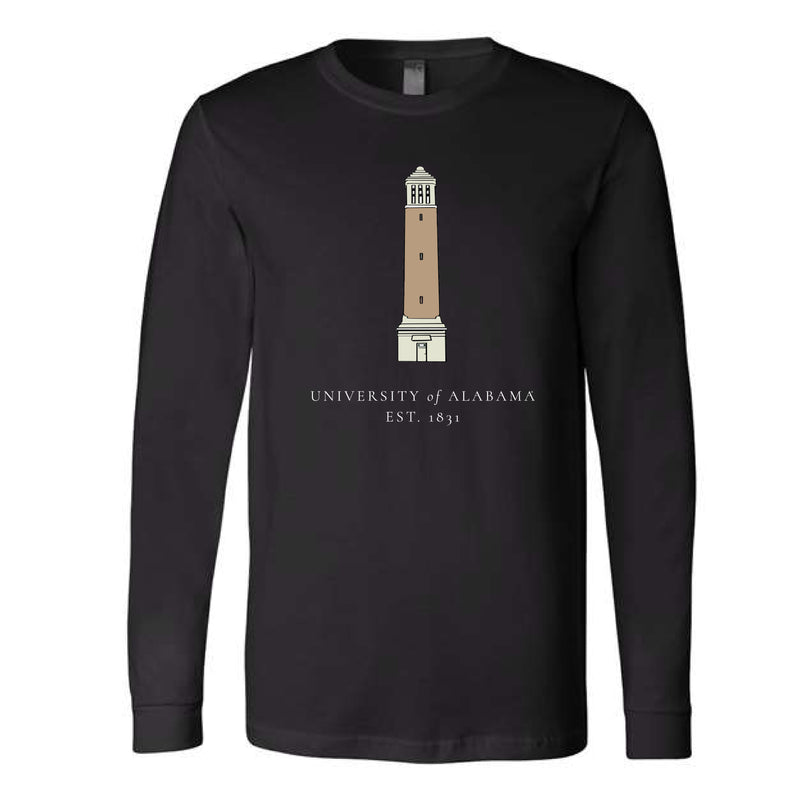 The Denny Chimes 1831 | Black Long Sleeve Tee
