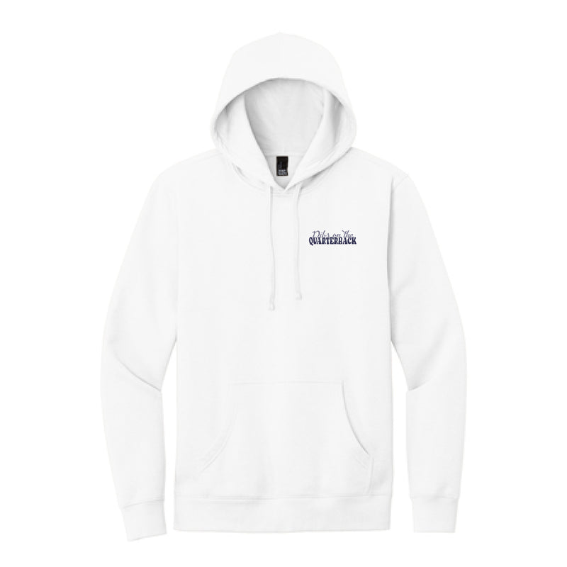 The Dibs on the QB | White Hoodie