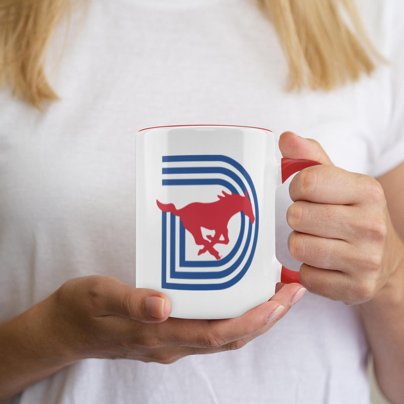 The D Mustangs Logo | Accent Mug