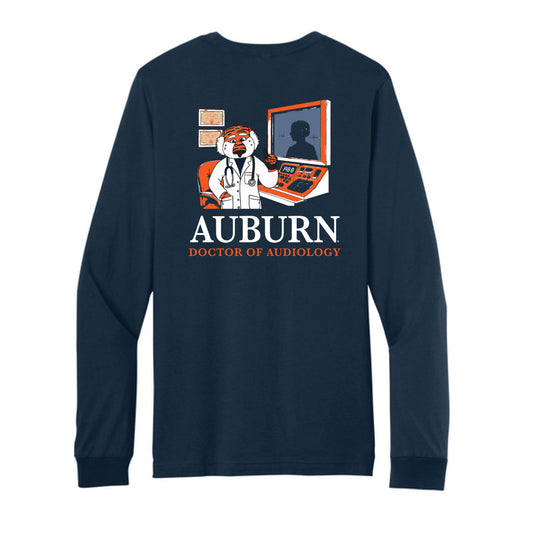The Doctor of Audiology | Navy Jersey Long Sleeve Tee