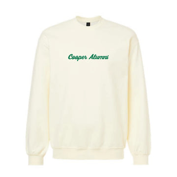 The Dragons Script | Adult Natural Off White Crewneck Sweatshirt