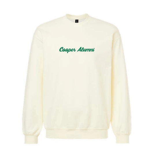 The Dragons Script | Adult Natural Off White Crewneck Sweatshirt