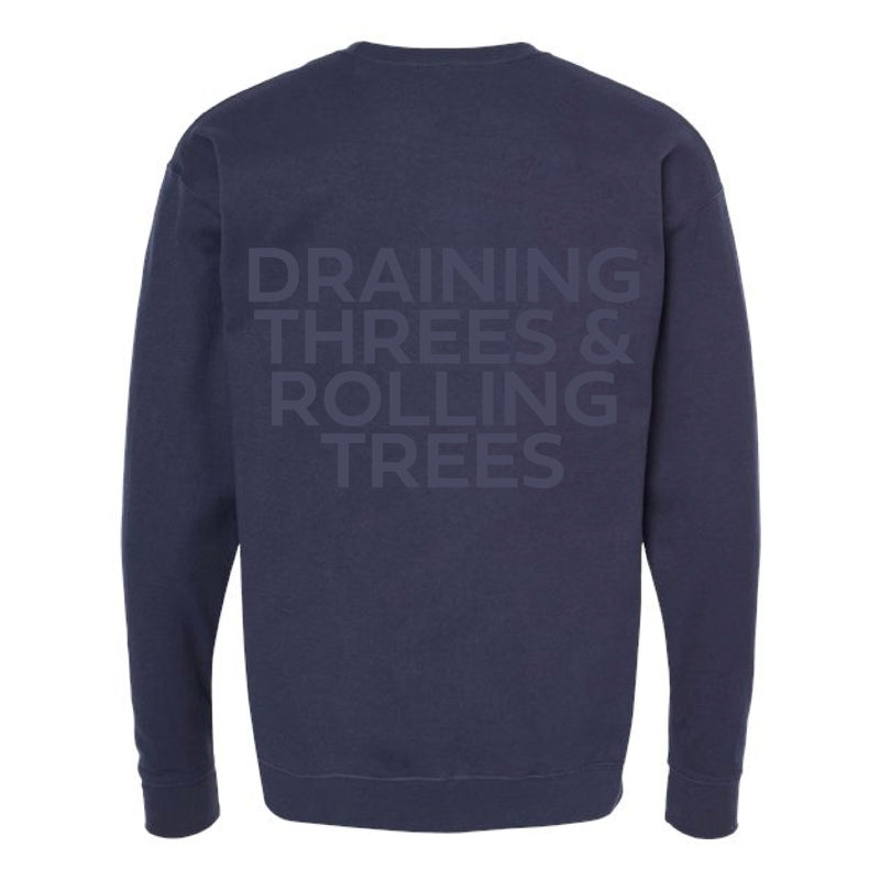 The Draining Threes | Adult Navy Sweatshirt