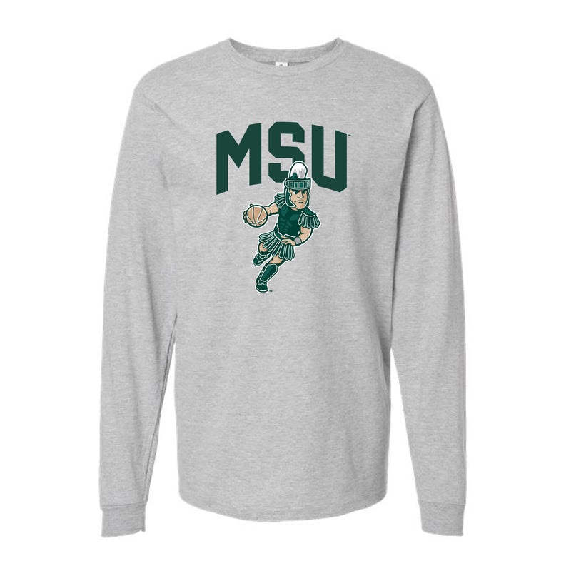 The Dribbling Sparty | Heather Grey Long Sleeve