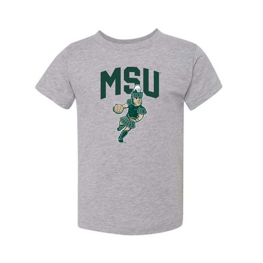 The Dribbling Sparty | Toddler Athletic Heather Tee